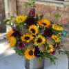 Large fall sunflower arrangement