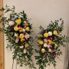 Pair of standing funeral sprays
