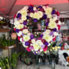 For any loved one with a favoritism for purple. This beautiful arrangement