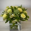 Stunning shades of green mixed in a beautiful arrangement. Perfect for any