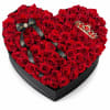 Un expertacular arreglo premium en forma de Corazon gigante  dise&ntilde;ado para