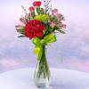 Bright, playful, and full of charm&mdash;Sweetheart Pop features bold red carnations paired