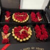 Detalle q lo dice todo,nuestra exclusive caja floral I Love Yuo combina