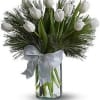 For a wintertime bouquet that&rsquo;s as pure as the driven snow, send