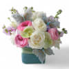 Designer's choice lavender and vanilla blossoms of the day roses orchids hydrangeas