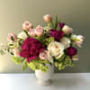 
 Peonies, lilac, tulips and roses make one of our most popular