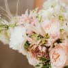 A smaller version of our iconic whimsical garden style bouquet, created in