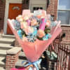 18 Rose Bouquet w/Red Bull Limited Edition (Pink &amp; Blue may vary