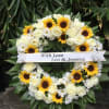 Sunflowers and spring wreath 
your choice of colors