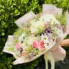 Blush Garden Luxe is a full, romantic bouquet designed to feel like