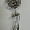 Mini Metal Tree of Life With Cardinal Wind Chime. 9 1/2 H.