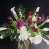 A sculptural calla lily bouquet that reads as modern elegance - perfect