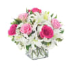 The Pink &amp; Posh Bouquet is chic and pink and white wonderland