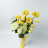 A radiant all-yellow arrangement bursting with cheerful energy, Yellow Sunshine features vibrant
