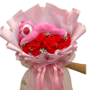 The Pink Bear Hug Bouquet is the ultimate expression of sweetness. This