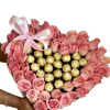A soulful curating where a sculptural frame of premium vintage-pink roses embraces