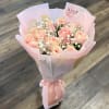 Beautiful Bouquet With Light Pink Roses And Baby&rsquo;s Breath