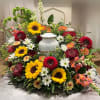 The price for this wreath will vary depending on the flowers chosen