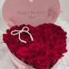 Surprise Mom with this elegant heart-shaped box, designed to make her day