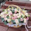 This delicate floral basket is a heartfelt tribute for Mother&rsquo;s Day. Inside