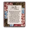 Memorial throw blanket with the words The Broken Chain