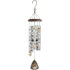 These Picturesque Sonnet Chimes feature powder coated aluminum construction and UV printed