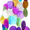Cascading Rainbow Shell Wind Chime. 25 in L