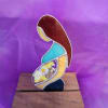 A stained glass made by a local artist to celebrate a blessing