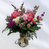 Pink, peach, and lavender blooms are a sweet and innocent way to