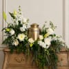 This urn spray is customizable to colors for your loved one. 