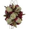 A compact wristlet arrangement that reads like wearable jewelry - white spray