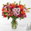 The Light of My Life Bouquet blossoms with brilliant color and a