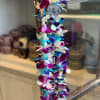 Dyed Blue, Purple and white Mix 