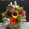 A bold, celebratory centerpiece that instantly brightens any birthday bouquet or congratulations