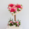 Romantic, unique, and full of thoughtful detail&mdash;this pink arrangement is beautifully designed