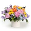 A luxurious mix of peonies and specialty European garden blooms in soft