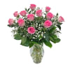 Send them your love with 12 pink roses. The spirit of love