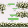 Elegant Church Floral Designs in White and Green