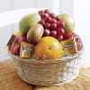 Send a basket packed with a mouth-watering array of seasonal fruits and