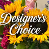 A one-of-a-kind floral arrangement created by our expert designers, featuring radiant sunflowers