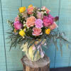The designer will select only the best flowers of the day to