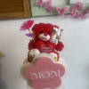 Mother's Day gift set beautifully wrapped in clear cellophane and finished with
