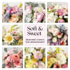 Trust us to create a unique pastel vase arrangement. We select the