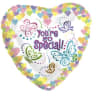 18" You're Special Pastel Butterfly Heart Balloon