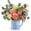 Brimming with fresh-picked charm, our Daisy Dreams Bouquet delights with peach roses