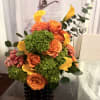 Luxury floral comosition designed to radiate warmth, vitaliy, and refined optimism. Perfect