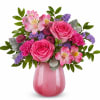 Celebrate her in style with Teleflora's Pink Rhapsody Bouquet, a vibrant mix