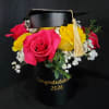 A beautiful flower arrangement for that special graduate to celebrate their achievements