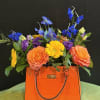 A bold, vibrant burst of color that makes a statement! Warm oranges