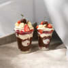 Fresh, hand-selected strawberries layered with our smooth, homemade cream and paired with